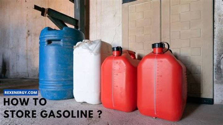How long can you store gasoline in a gas can?