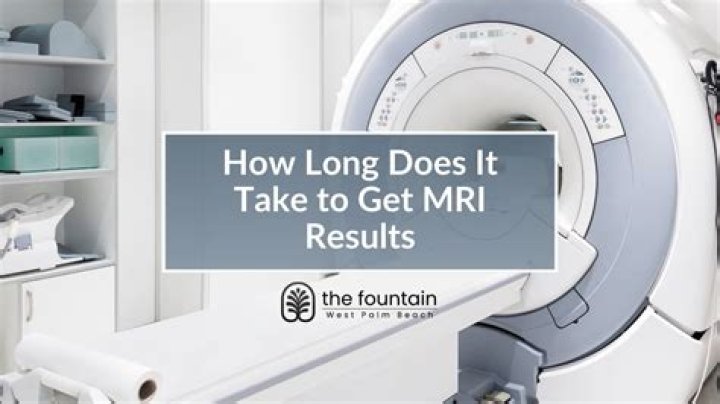 How long does it take to get results from a cardiac MRI?
