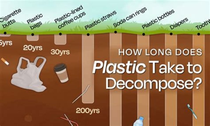 How long does it take to pass a piece of plastic?