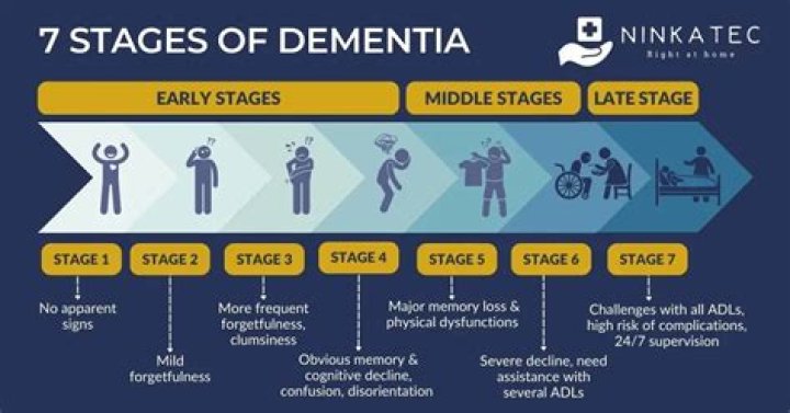 How long does the final stage of dementia last?