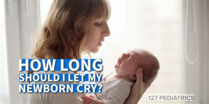 How long should you let a toddler cry it out?