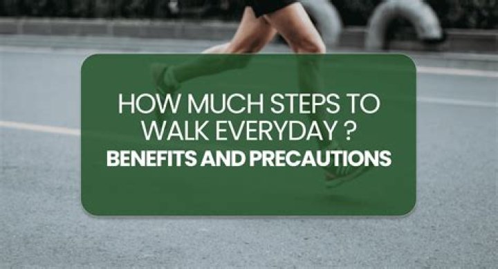 How long should you walk every day?