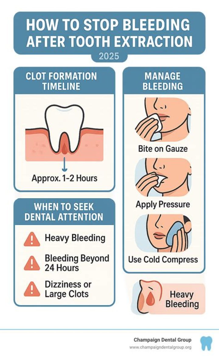 How long will blood clot stay after tooth extraction?