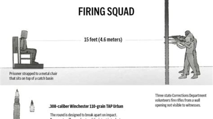 How many British soldiers were killed by firing squad?