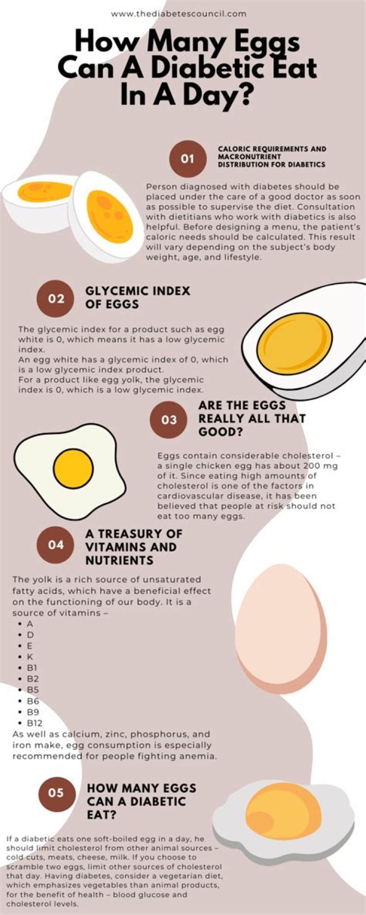 How many eggs can a diabetic eat in a day?