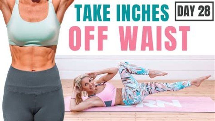 How many pounds is 3 inches off the waist?