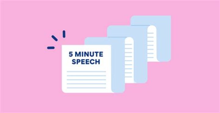 How many words is a 2 minute speech?