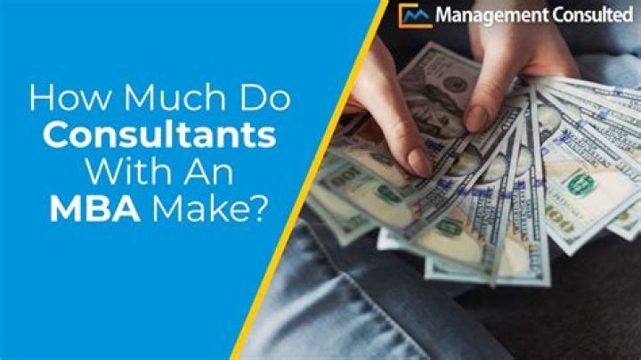How much do consultants make post MBA?
