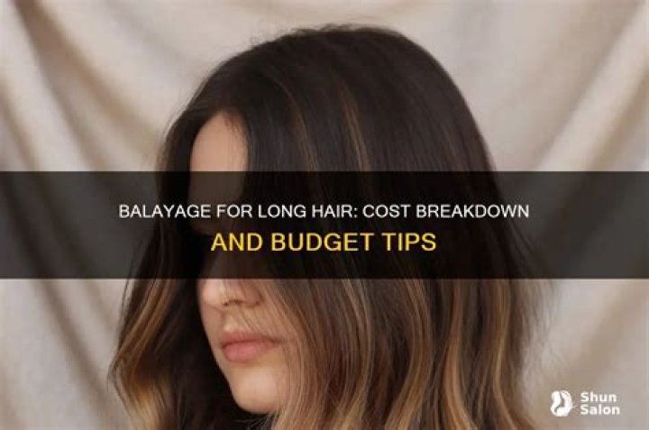 How much is a balayage?