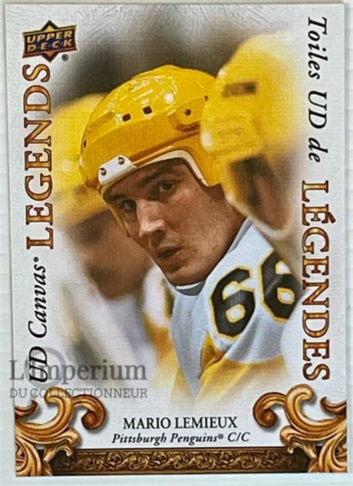 How much is a Mario Lemieux card worth?