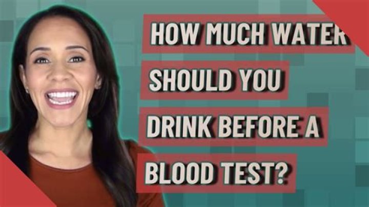 How much water can you drink before a drug test?
