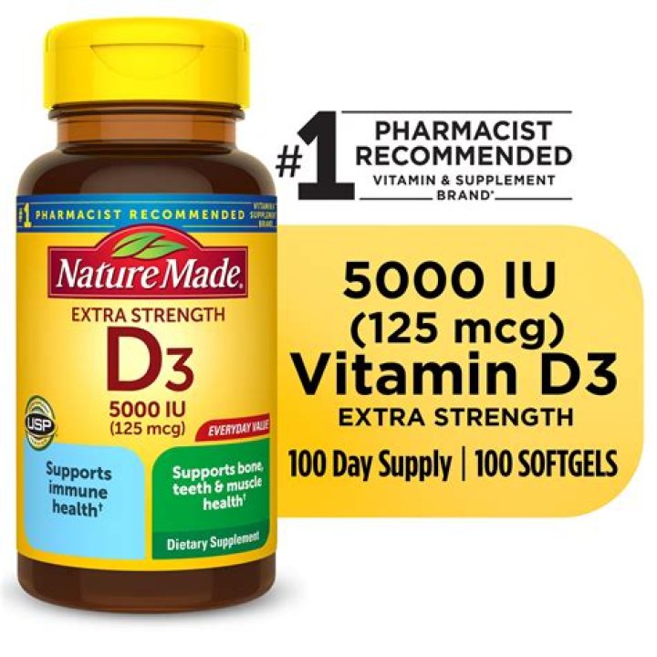 How often should I take vitamin D3 5000 IU?