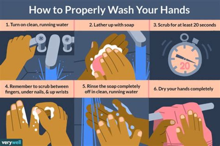 How often should I wash my hands daily?
