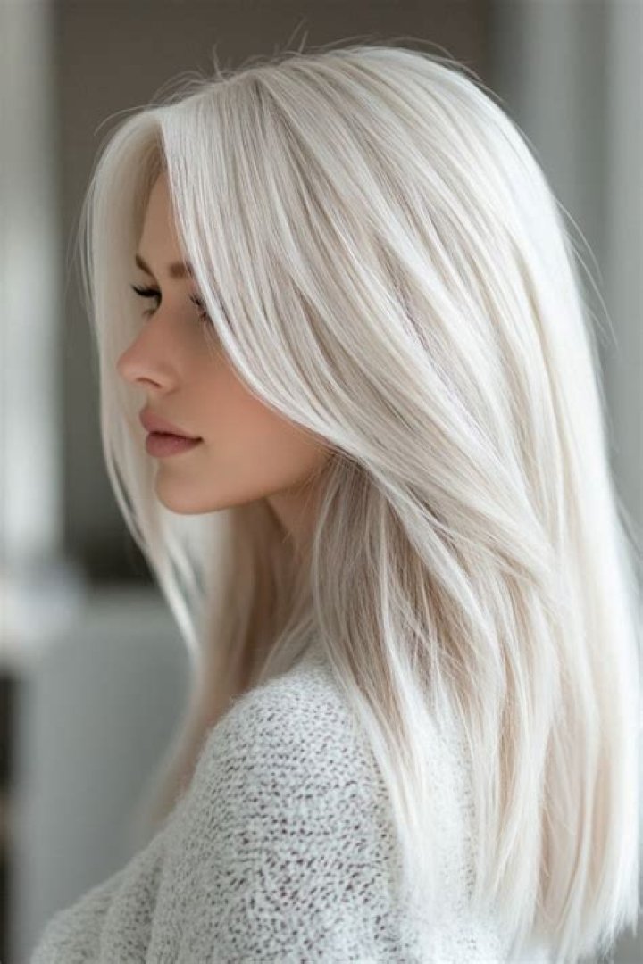 How rare is white blonde hair?