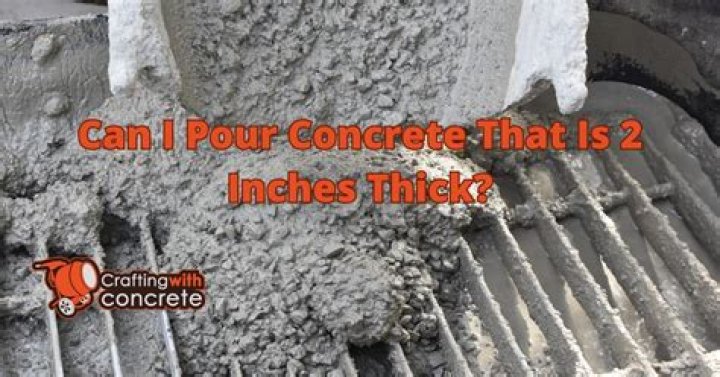 How strong is 2 inches of concrete?