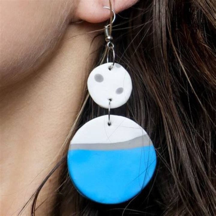 How thick should my polymer clay earrings be?