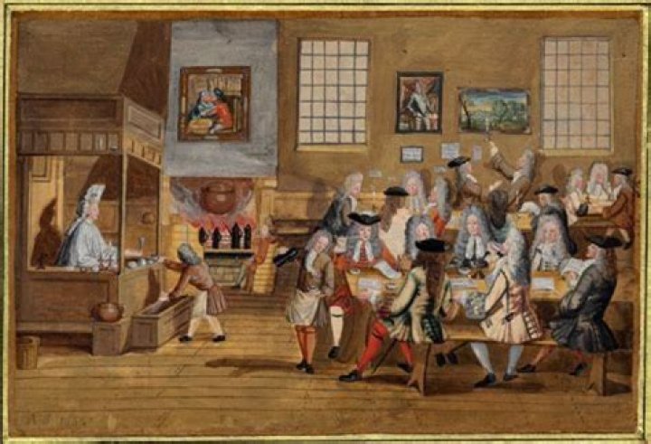 How were houses lit in the 1700s?
