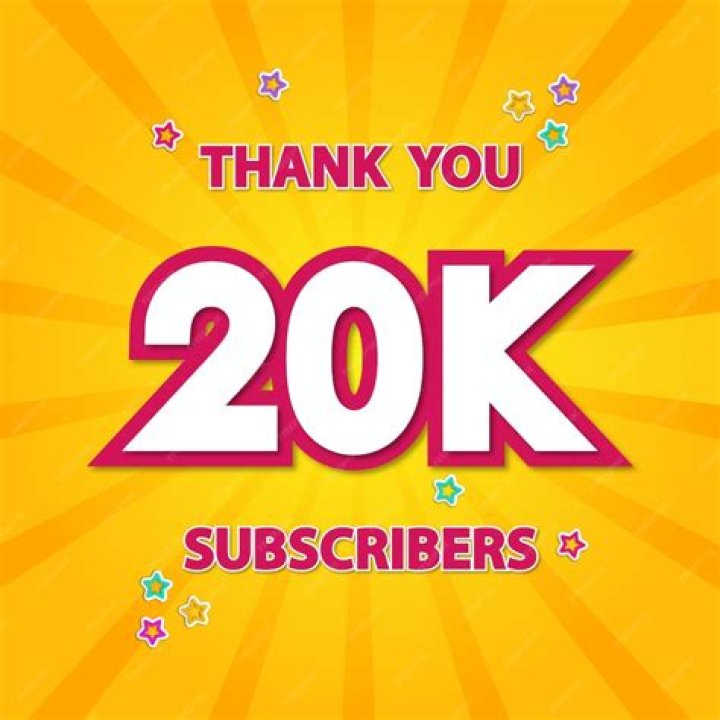 Is 20k subscribers a lot?