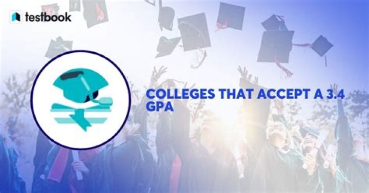 Is a 3.4 GPA good in university?