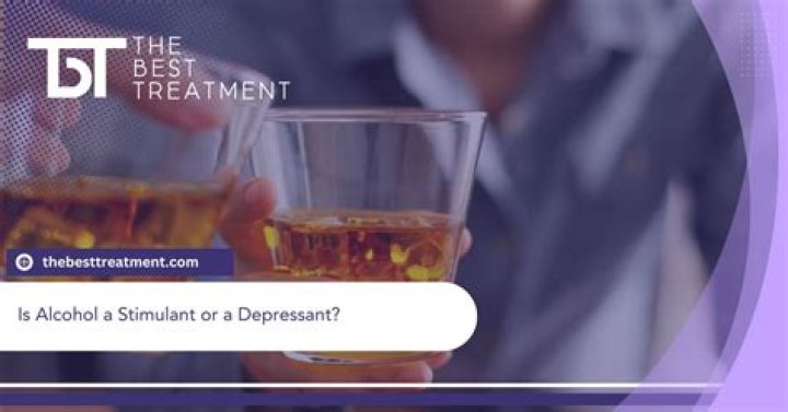 Is alcohol a stimulant or a depressant?