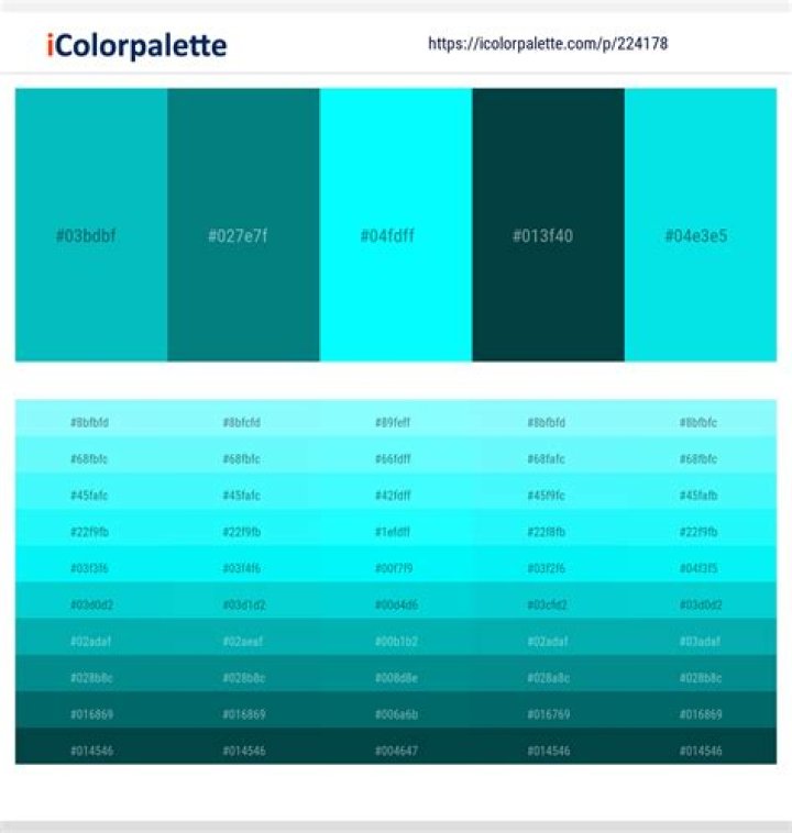 Is aqua and teal the same color?