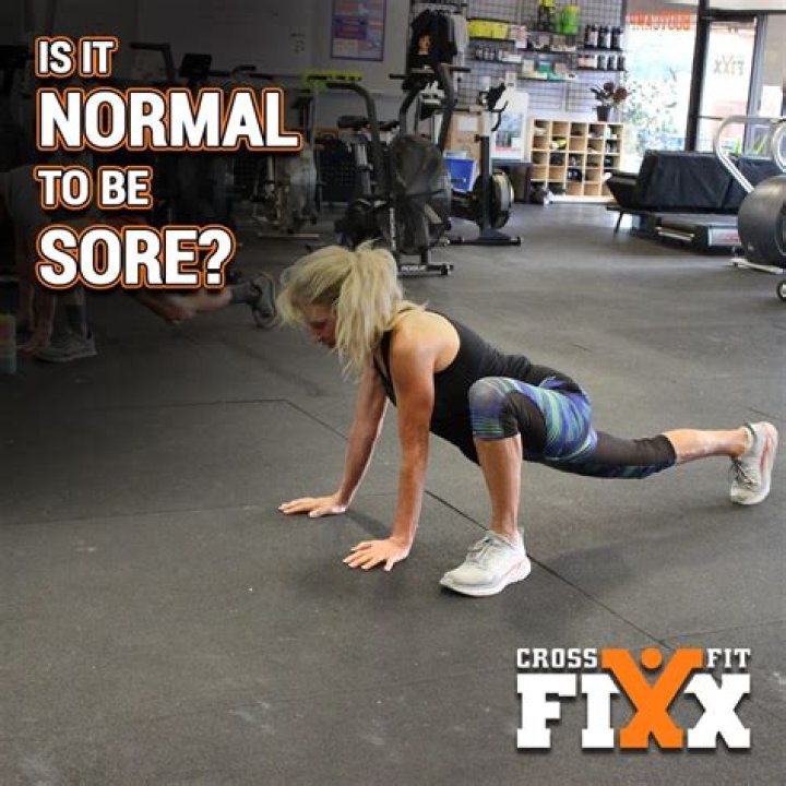 Is being sore after a workout good?
