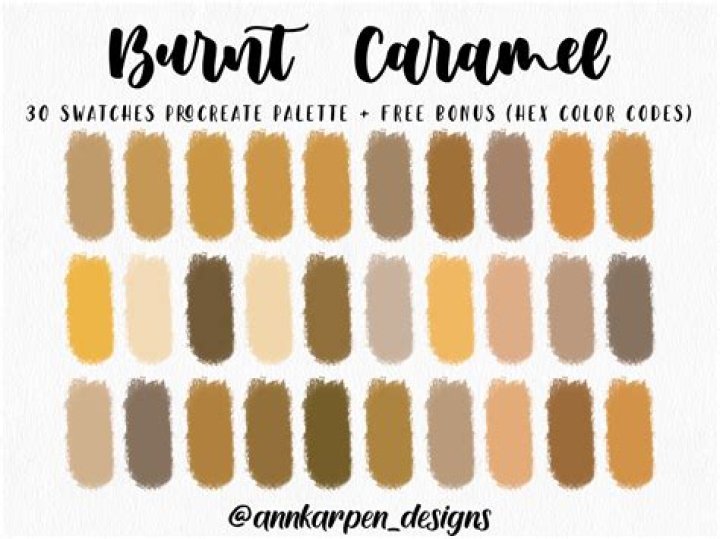 Is caramel burnt?
