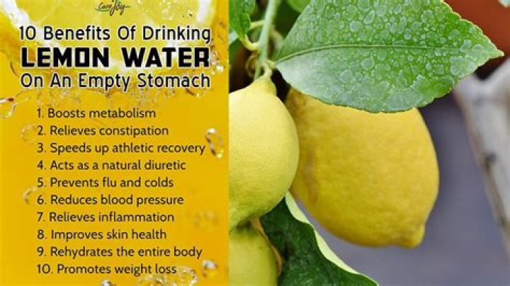 Is drinking lemon water everyday good for you?