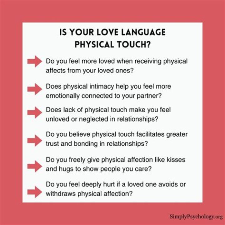 Is every guys love language touch?