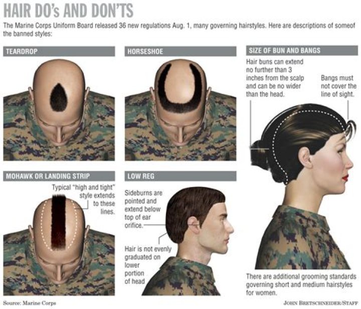 Is hair Colour allowed in Army?