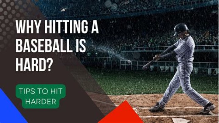 Is it harder to hit a softball or a baseball?