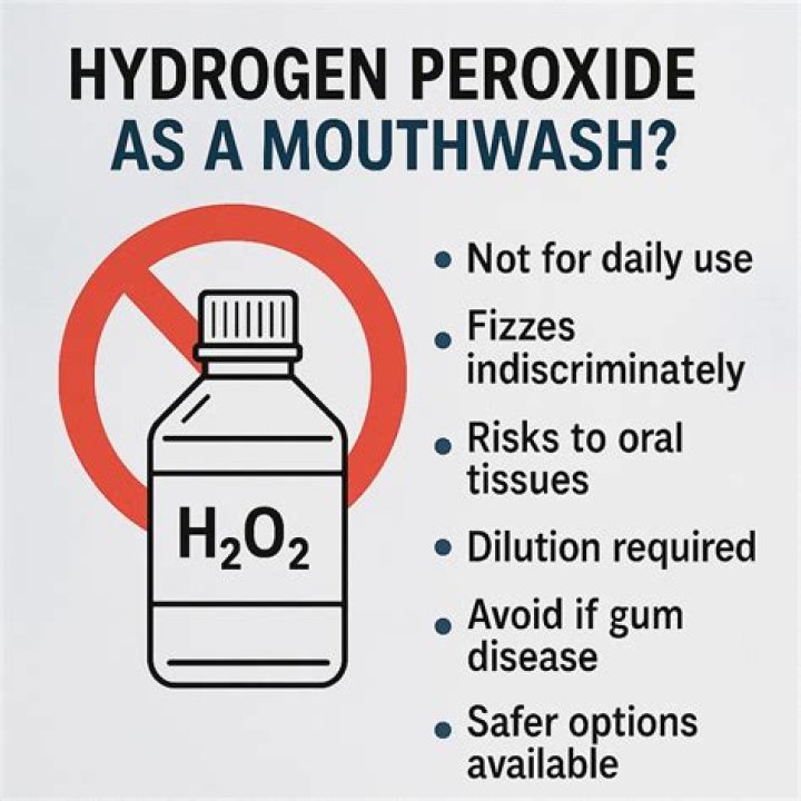 Is it harmful to rinse mouth with hydrogen peroxide?