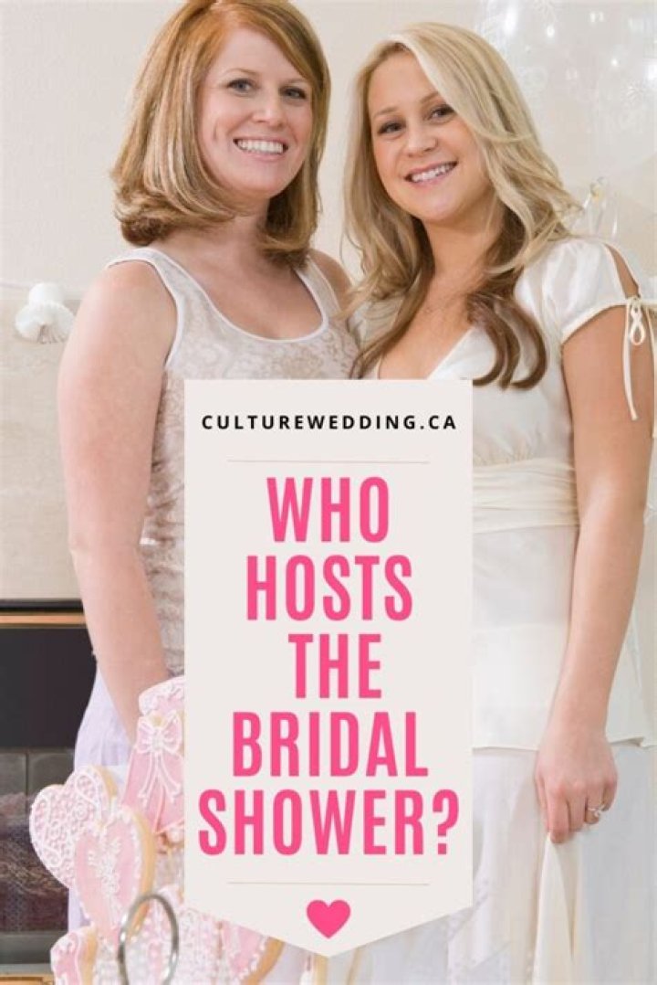 Is it OK for the mother of the bride to host a bridal shower?