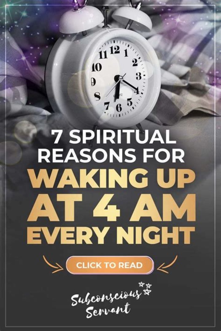 Is it okay to wake up at 4am?