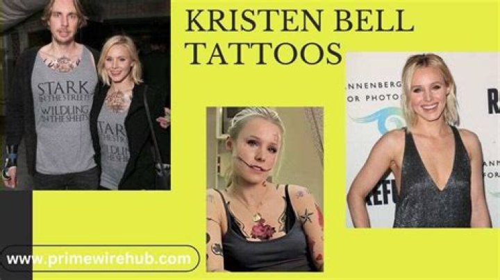 Is it true that Kristen Bell have tattoos?