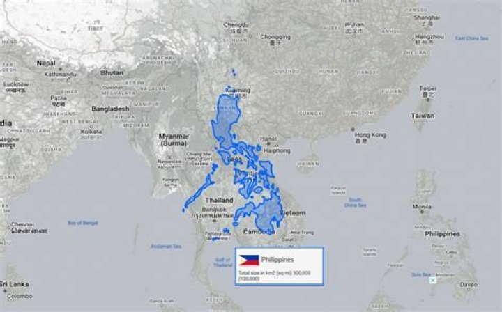 Is New Zealand or Philippines bigger?
