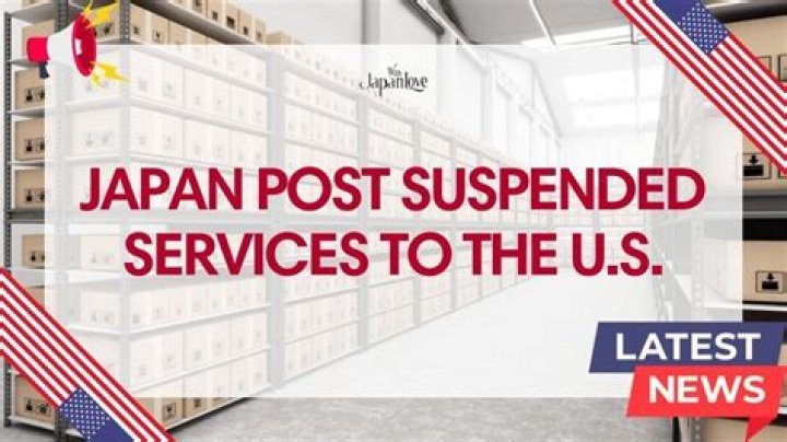 Is post to Australia suspended?