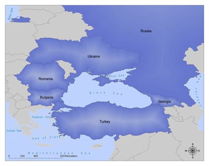 Is the Black Sea totally landlocked?