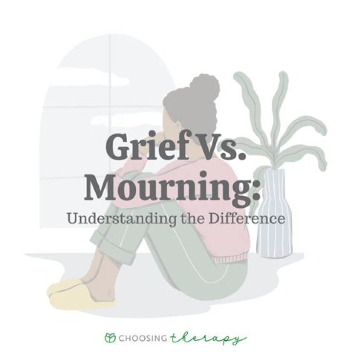 Is there a difference between grieving and mourning?