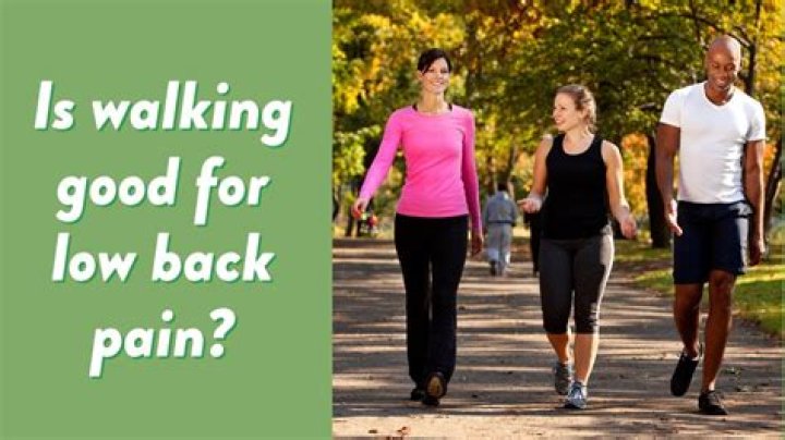 Is walking good for arthritis in back?