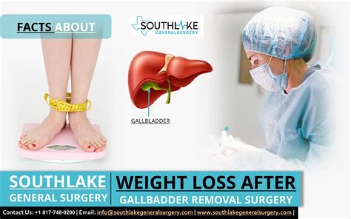 Is weight loss normal after gallbladder removal?