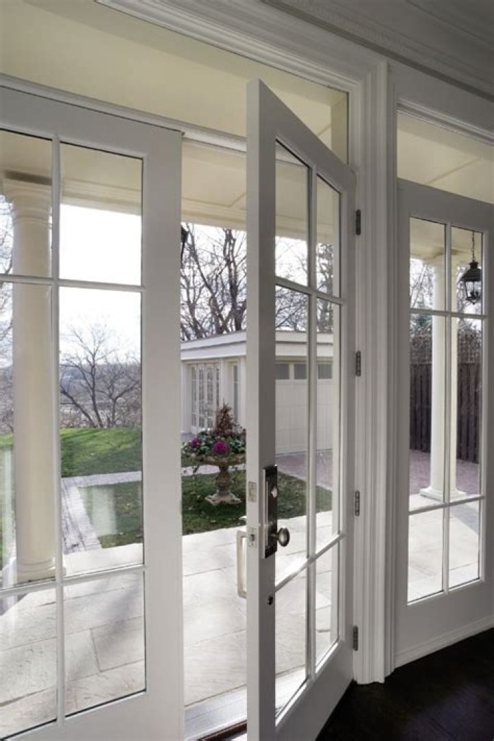 Should French doors open in or out?