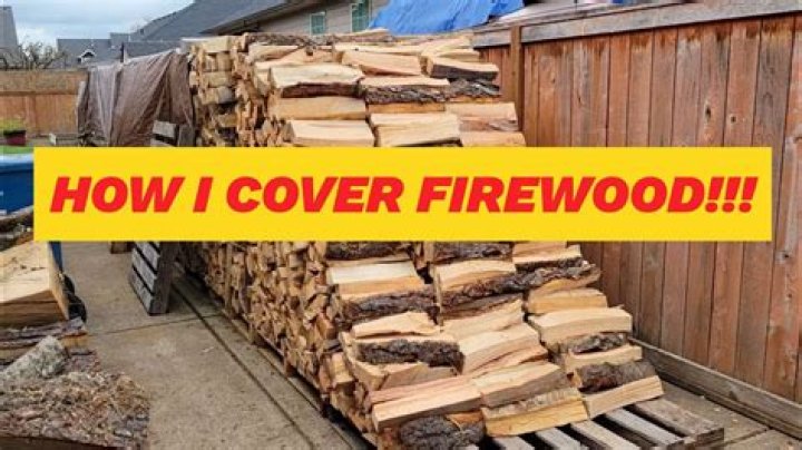 Should I cover my wood pile?