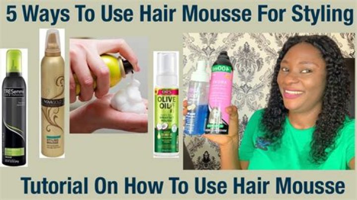 Should I put mousse in my hair before curling it?