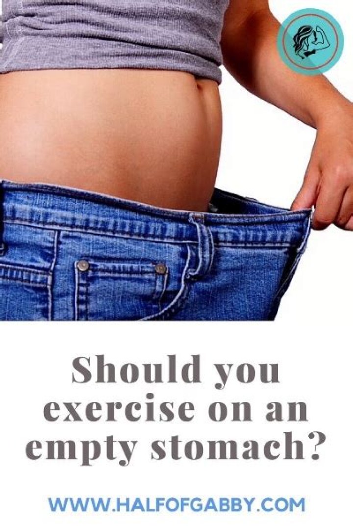 Should you exercise on an empty stomach?