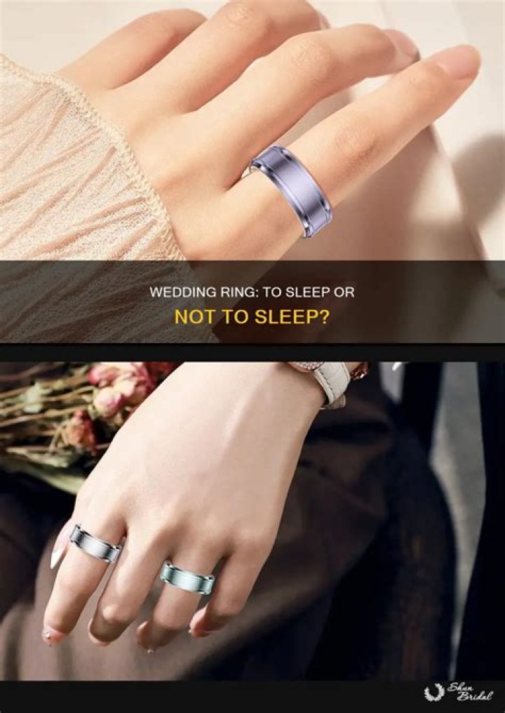 Should you sleep with wedding ring?