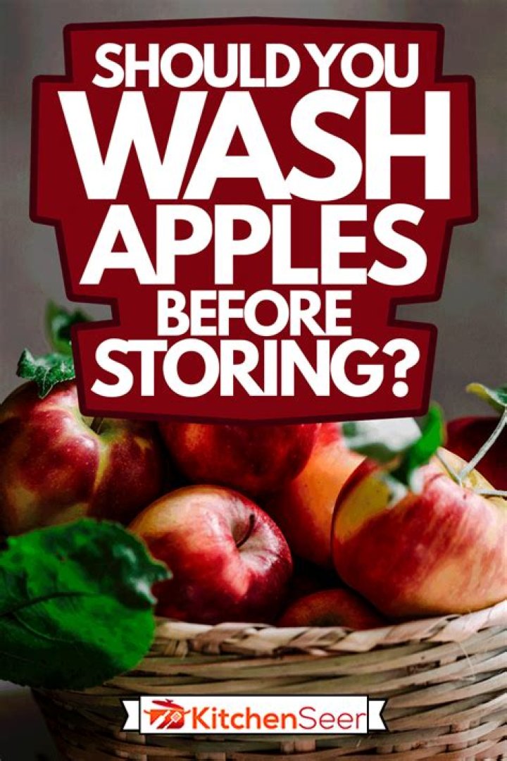 Should you wash apples?