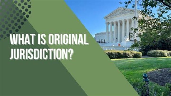 What 2 things determine who has jurisdiction in a case?