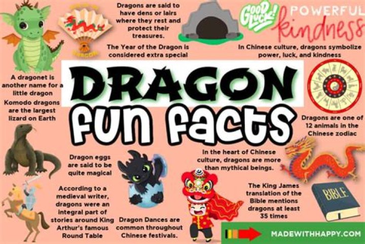 What are 5 facts about dragons?