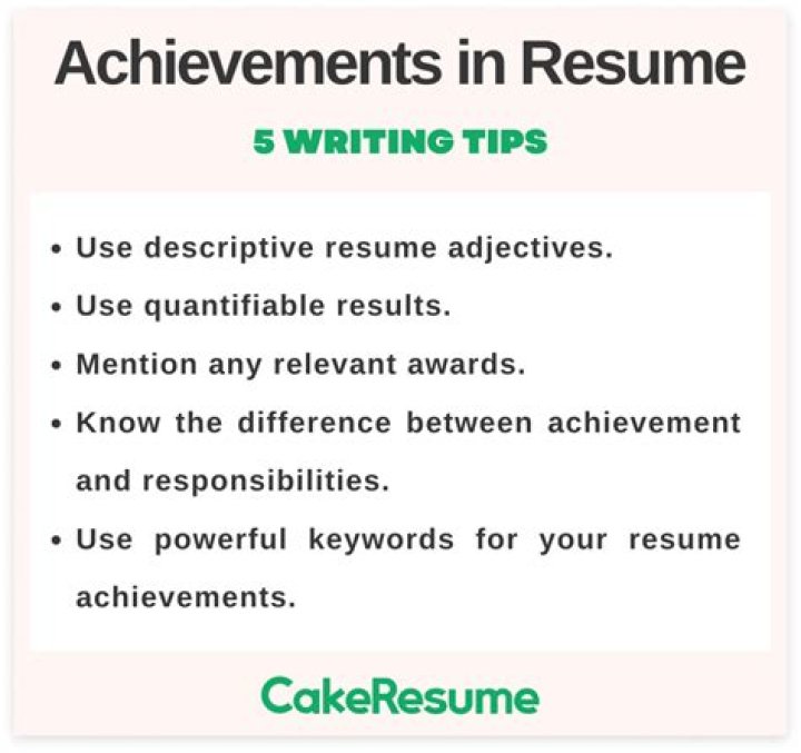 What are good achievements?